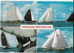 Sus908 Gelopen ansichtkaart friesland skûtsjesilen, Ophalen of Verzenden, 1980 tot heden, Gelopen, Friesland