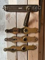Authentieke deurklinken, Doe-het-zelf en Verbouw, Hang- en Sluitwerk, Ophalen, Zo goed als nieuw, Koper of Messing, Klink of Kruk