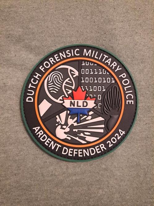 KMAR forensische opsporing patch, Verzamelen, Militaria | Algemeen, Embleem of Badge, Nederland, Ophalen of Verzenden