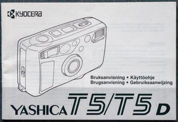 Handleiding Yashica T5/T5D beschikbaar voor biedingen