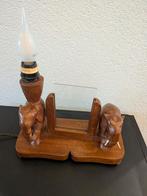 Art Deco Schouw lamp van hout, Ophalen of Verzenden, Huis en Inrichting