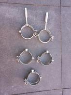 Zinken Regenpijp Beugels 80mm, Afvoer, Gebruikt, Ophalen of Verzenden, Zink