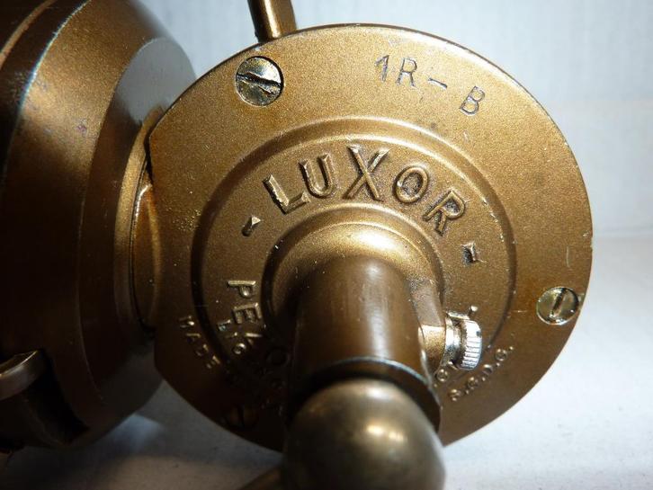 Luxor 1R-B in goede staat + extra spoel!, Watersport en Boten, Hengelsport | Algemeen, Gebruikt, Molen, Ophalen of Verzenden