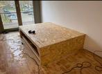 Zelfgemaakte bed / podium schuifbed waar bank op kan, Huis en Inrichting, Slaapkamer | Complete slaapkamers, Ophalen, Gebruikt