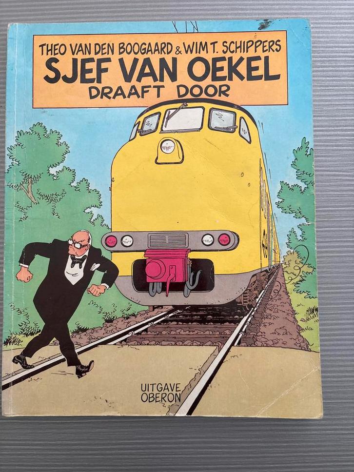 Sjef van Oekel Draaft Door  eerste druk, Boeken, Stripboeken, Gelezen, Eén stripboek, Ophalen of Verzenden