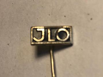 Metalen JLO / ILO MOTORENMERK Speld (Blauw/Metaalkleur). beschikbaar voor biedingen