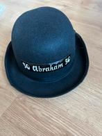 Bolhoedje met een sticker met de tekst 50 Abraham 50, Ophalen of Verzenden, Zo goed als nieuw, Hoed of Pruik, Abraham of Sarah
