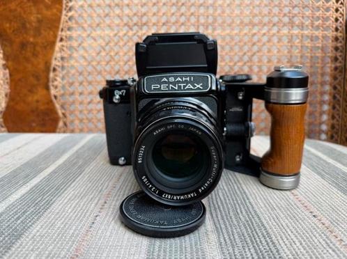 Nieuwstaat Pentax 67 6x7 TTL MLU Medium Format Film Camera, Audio, Tv en Foto, Fotocamera's Analoog, Zo goed als nieuw, Spiegelreflex
