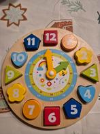 Houten Klok Puzzel Speelgoed, Ophalen of Verzenden, Gebruikt, Overige typen, Met geluid