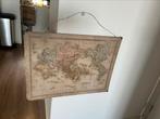 Metalen wereldkaart, Huis en Inrichting, Woonaccessoires | Wanddecoraties, Ophalen, Zo goed als nieuw