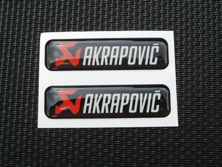 set Akrapovic stickers - nieuw - BMW KTM Yamaha Honda Kawasa, Motoren, Accessoires | Stickers, Verzenden