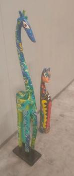 Dieren kunst Giraf & Kat, Antiek en Kunst, Ophalen of Verzenden