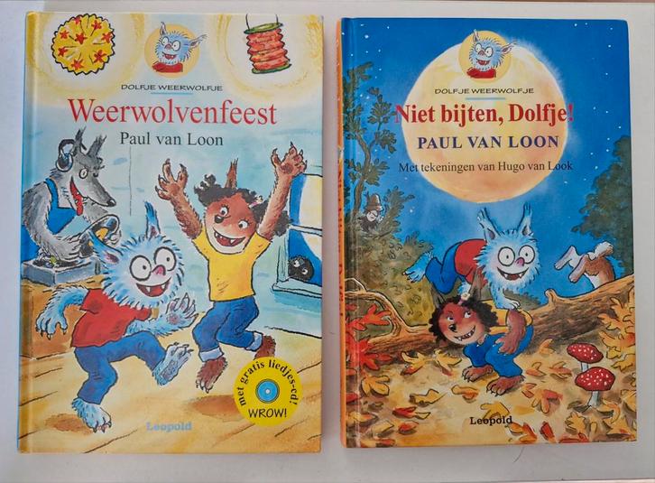 2 Dolfje Weerwolfje boeken, Boeken, Kinderboeken | Jeugd | onder 10 jaar, Zo goed als nieuw, Fictie algemeen, Ophalen