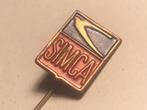 Metalen SIMCA AUTOMERK Speld (Rood/Blauw/Metaalkleur)., Verzenden, Zo goed als nieuw, Transport, Speldje of Pin