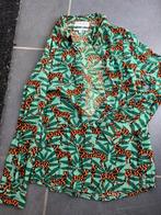 Fabienne Chapot blouse groen panter tijger xs 34 bloesje, Kleding | Dames, Gedragen, Ophalen of Verzenden