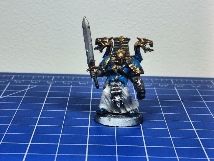 Warhammer 40k Chaos Space Marines Sorcerer Old Model Set 1, Hobby en Vrije tijd, Wargaming, Gebruikt, Warhammer, Figuurtje(s)