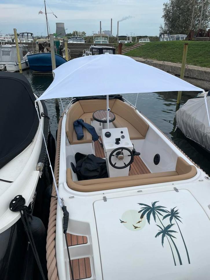 Boot parasol 190 x 230 cm als nieuw, Watersport en Boten, Bootonderdelen, Zo goed als nieuw, Ophalen