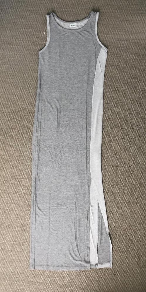 Lange grijze jurk van het merk Object maat M., Kleding | Dames, Jurken, Nieuw, Maat 38/40 (M), Grijs, Ophalen of Verzenden