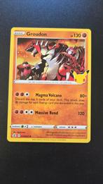 Groudon 017/025 Celebrations Holo, Verzenden, Zo goed als nieuw, Losse kaart, Foil