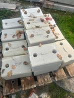 Kalkzandsteen lijmblokken 15x, Doe-het-zelf en Verbouw, Metselstenen, Ophalen, Nieuw, Kalkzandstenen