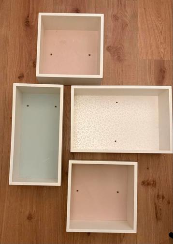 4 Wandkastjes kinderkamer - Flexibel ophangen! beschikbaar voor biedingen