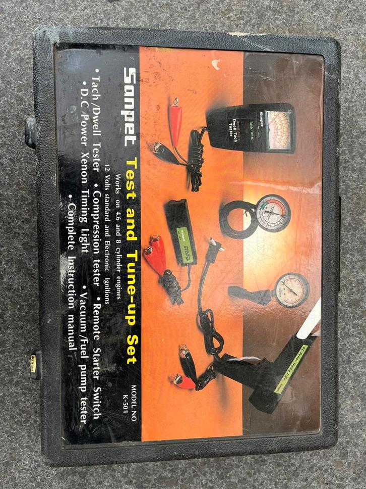 Testkoffer, motor afstellen oldtimer, Auto diversen, Autogereedschap, Ophalen of Verzenden