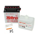 Accu Nitro Yb9-B Vespa Lx S lxv 2T 4T 120583, Ophalen of Verzenden, 50cc-Scooterparts, Info@50cc-scooterparts.nl, Veen