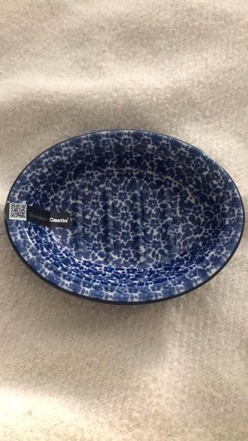 Bunzlau Castle zeepbakje blauw-wit- NIEUW! beschikbaar voor biedingen