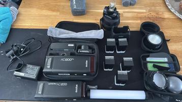 Godox AD200(PRO) & Nanlite II 6C Set met Accessoires beschikbaar voor biedingen