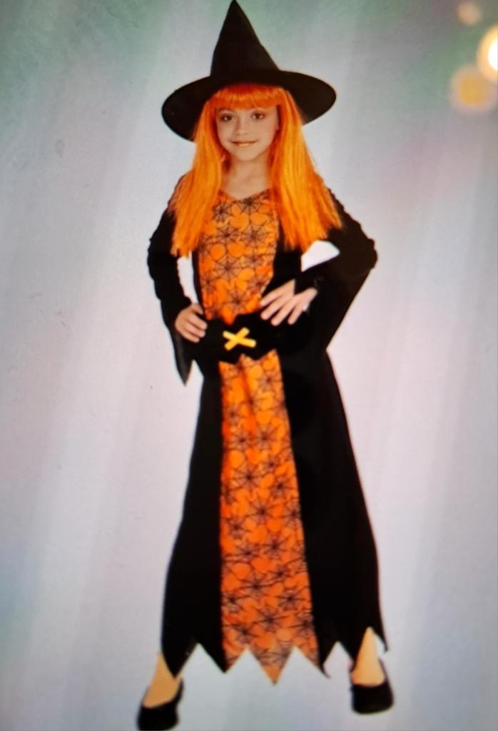 Heksenjurk - Nieuw - Maat 9-10 jaar, Kinderen en Baby's, Carnavalskleding en Verkleedspullen, Nieuw, Meisje, Ophalen of Verzenden