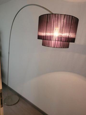 Vloerlamp Booglamp organza met voet knopje beschikbaar voor biedingen