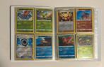 Drie mapjes met holo en reverse holo Pokémon kaarten, Ophalen of Verzenden, Zo goed als nieuw, Meerdere kaarten