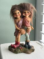 Superleuk Beeldje van 2 Trollen, Ophalen of Verzenden, Gebruikt, Fantasy