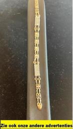 14k Gouden Magnum Armband 15,1gram (Nieuw) 21 cm-4,5mm, Sieraden, Tassen en Uiterlijk, Armbanden, Nieuw, Goud, Ophalen of Verzenden