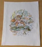 Mr. Jeremy Fisher Borduurwerk -Peter Rabbit - Beatrix Potter, Gebruikt, Overige typen, Ophalen of Verzenden, Nvt