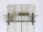 Brocante Keukenrek - Schap met haken - Regaal  Le Passe, Ophalen of Verzenden