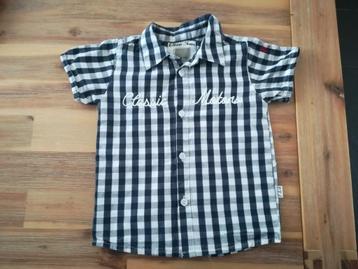 MOOIE blauw wit geruiten zomerblouse merk Classic team beschikbaar voor biedingen