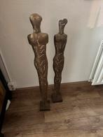2 ijzeren beelden, Antiek en Kunst, Ophalen