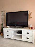 Mooi wit TV meubel met opbergruimte, Huis en Inrichting, Kasten | Televisiemeubels, Ophalen, 150 tot 200 cm, Zo goed als nieuw