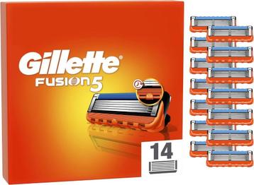 Gillette Fusion5 Scheermesjes Voor Mannen (14 Stukjes) beschikbaar voor biedingen