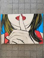 Pop Art print Ssshh van Ikea , jaren 90, Huis en Inrichting, Gebruikt, Ikea, Ophalen of Verzenden, Print