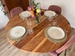 Teak houten eettafel 130cm, Huis en Inrichting, Tafels | Eettafels, Ophalen, Zo goed als nieuw, 100 tot 150 cm, 100 tot 150 cm