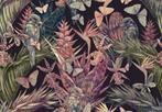 Vintage behang Bloemen en IJsvogels, Fotobehang4you, Verzenden, Vintage, ijsvogel