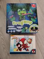 Spellen en Puzzels - Frog Hop, Spidey, Paw Patrol, Diverse, Ophalen of Verzenden, Zo goed als nieuw, Een of twee spelers