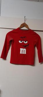 Kinder M&M's sweatshirt. Mt 110-116, Ophalen of Verzenden, Zo goed als nieuw