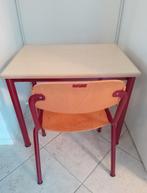Schooltafel, set van een kindertafel met 2 stoelen Eromes, Ophalen, Gebruikt, Tafel(s) en Stoel(en)