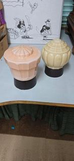 2 vintage plafondlampen begin 60er jaren, Ophalen, Gebruikt