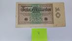 10 MILLARDEN MARK 1923 DUITSLAND, Postzegels en Munten, Bankbiljetten | Europa | Niet-Eurobiljetten, Verzenden, Duitsland, Los biljet