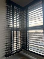 5x Mooie zwarte houten jaloezie gordijn lamel, Ophalen, Gebruikt, 100 tot 150 cm, Zwart