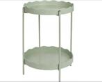 Bijzettafel nieuw in de doos, Huis en Inrichting, Tafels | Bijzettafels, 45 tot 60 cm, Minder dan 55 cm, Metaal of Aluminium, Rond